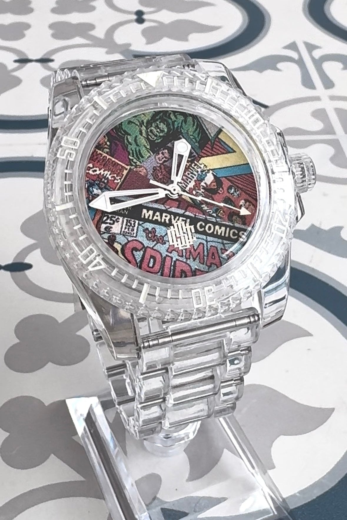 Marvel Comic Crystal Watch